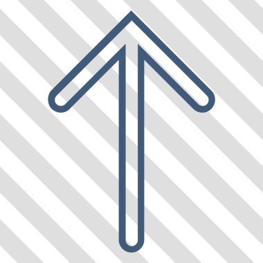 Yukarı Oklu Vektör Simgesi