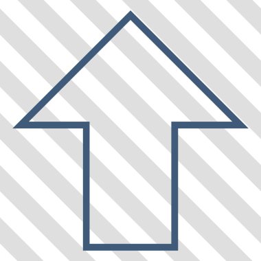 Yukarı Oklu Vektör Simgesi