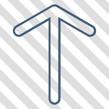 Yukarı Oklu Vektör Simgesi