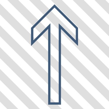 Yukarı Oklu Vektör Simgesi