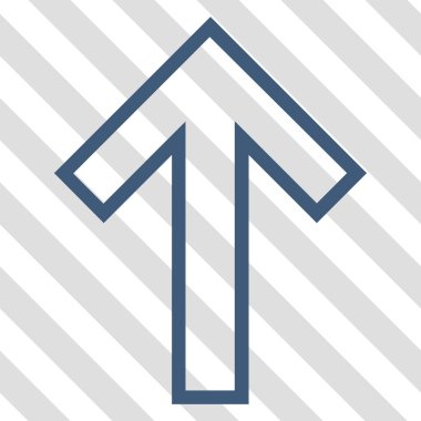 Yukarı Oklu Vektör Simgesi