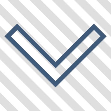 Vektör simgesi aşağı ok ucu