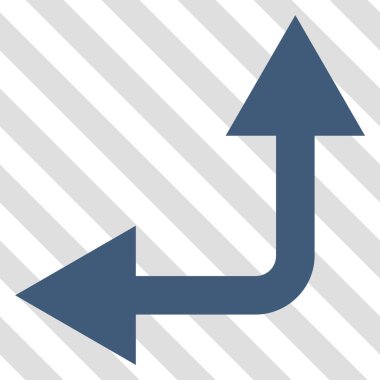 Bifurkasyon ok sol yukarı vektör simgesi