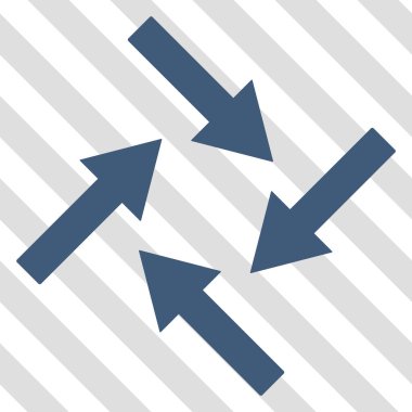 Merkezcil okları vektör simgesi