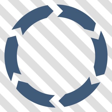 Dolaşım vektör simgesi