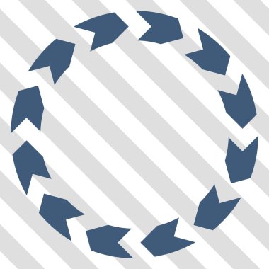 Dolaşım vektör simgesi