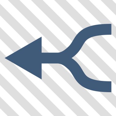 Ok sol vektör simgesi birleştirmek