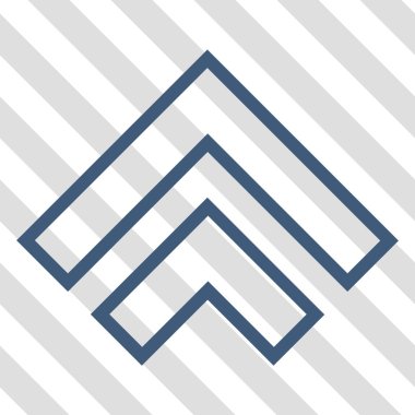 Yön yukarı vektör simgesi