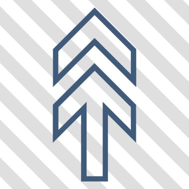 Yön yukarı vektör simgesi