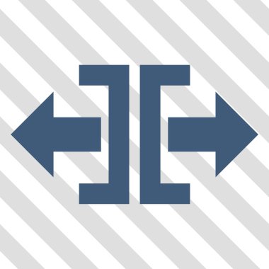 Yatay yöndeki vektör simge bölmek