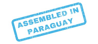 Paraguay lastik damgalamak içinde monte