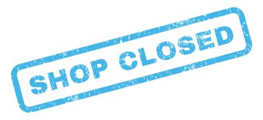 Lastik damgası dükkan kapalı