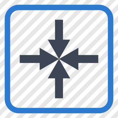 Oklar vektör simgesi bir çerçeve içinde sıkıştırmak