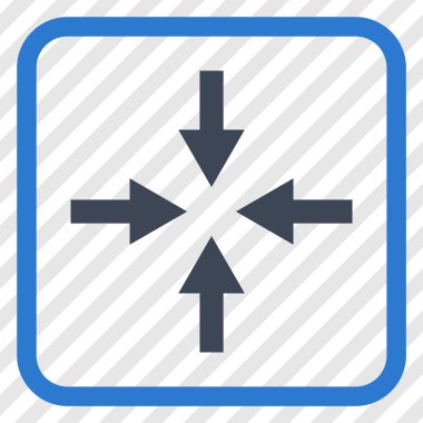 Oklar vektör simgesi bir çerçeve içinde sıkıştırmak