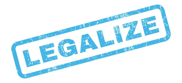 Legalizzare Timbro di gomma — Vettoriale Stock