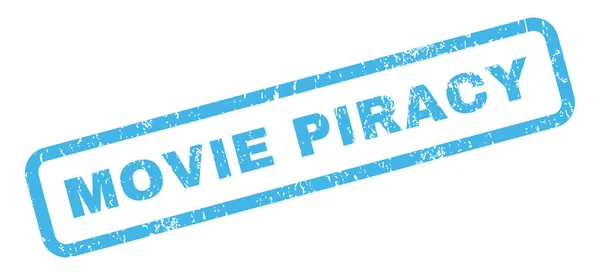 Film Piraterie tampon caoutchouc — Image vectorielle