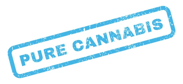 Reiner Cannabis-Stempel — Stockvektor