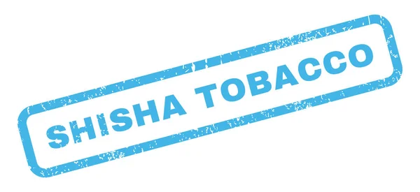 Timbre en caoutchouc de tabac Shisha — Image vectorielle