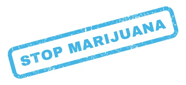 Marihuana-Stempel stoppen — Stockvektor