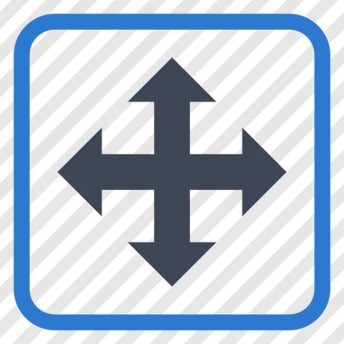 Bir çerçeve içinde vektör simgesini genişletin