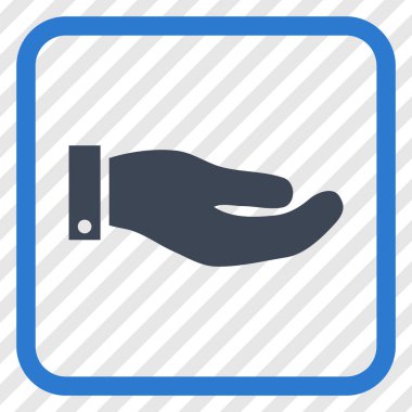 El vektör simgesi bir çerçeve içinde