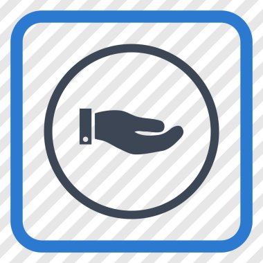 El vektör simgesi bir çerçeve içinde