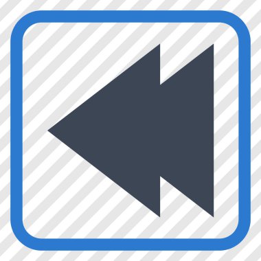 Sol vektör simgesi bir çerçeve içinde hareket