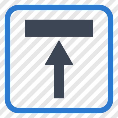 Top vektör simgesi bir çerçeve içinde hareket