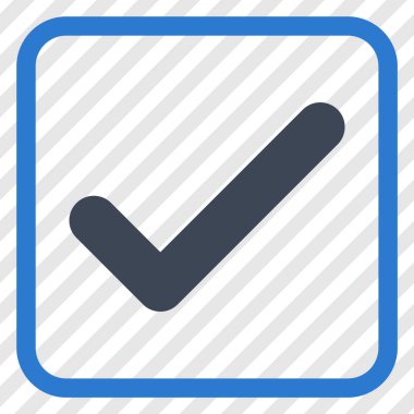 Tamam vektör simgesi bir çerçeve içinde