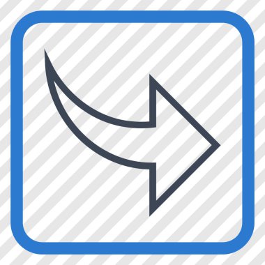 Vektör simgesi bir çerçeve içinde Yinele