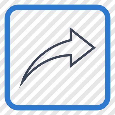 Vektör simgesi bir çerçeve içinde Yinele