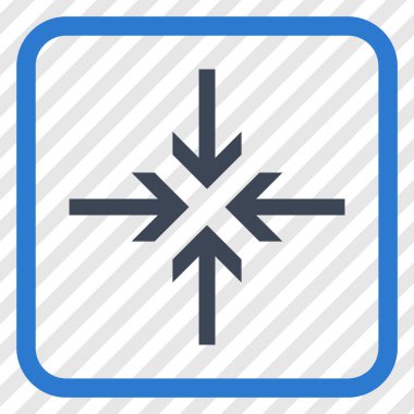 Oklar vektör simgesi bir çerçeve içinde azaltmak