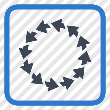 Bir çerçeve içinde CCW vektör simge döndürmek