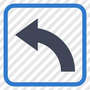 Sol vektör simgesi bir çerçeve içinde döndürme