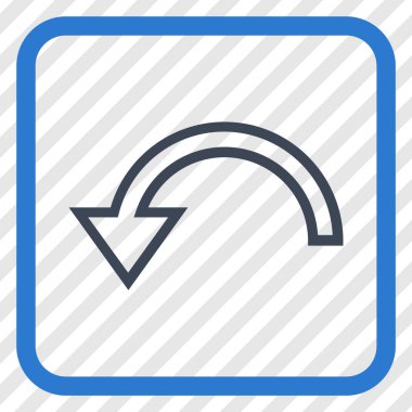 Sol vektör simgesi bir çerçeve içinde döndürme