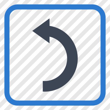 Sol vektör simgesi bir çerçeve içinde döndürme