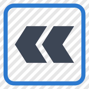 Shift Sol vektör simgesi bir çerçeve içinde