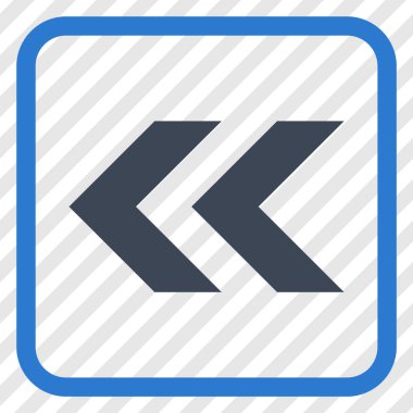 Shift Sol vektör simgesi bir çerçeve içinde