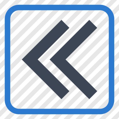 Shift Sol vektör simgesi bir çerçeve içinde