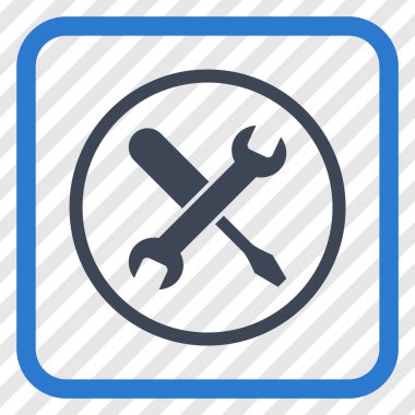 Vektör simgesi bir çerçeve içinde ayarlama