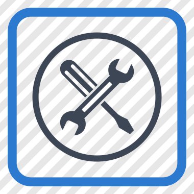 Vektör simgesi bir çerçeve içinde ayarlama