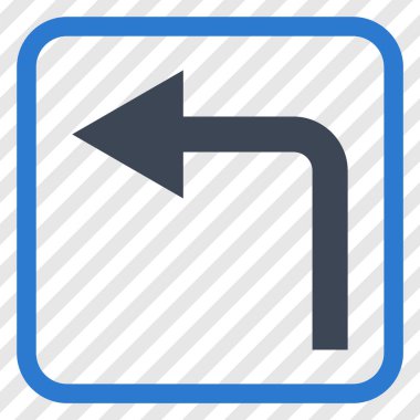 Sol vektör simge bir çerçevede açmak