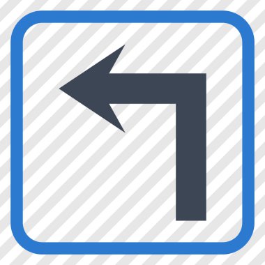 Sol vektör simge bir çerçevede açmak