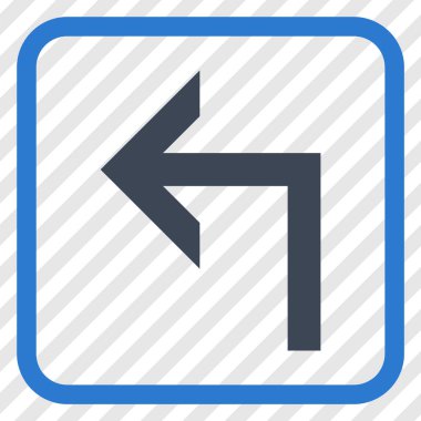 Sol vektör simge bir çerçevede açmak