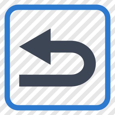 Sol vektör simge bir çerçevede açmak