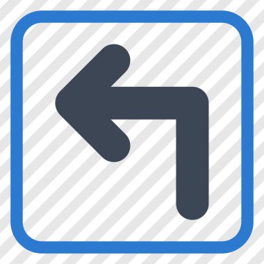 Sol vektör simge bir çerçevede açmak