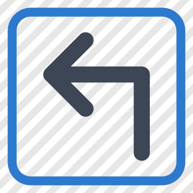 Sol vektör simge bir çerçevede açmak