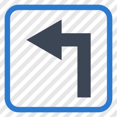 Sol vektör simge bir çerçevede açmak