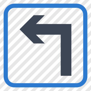 Sol vektör simge bir çerçevede açmak