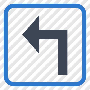 Sol vektör simge bir çerçevede açmak